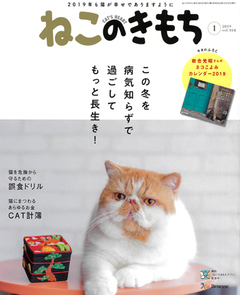 ねこのきもち19年1月号 株式会社シーオーツー